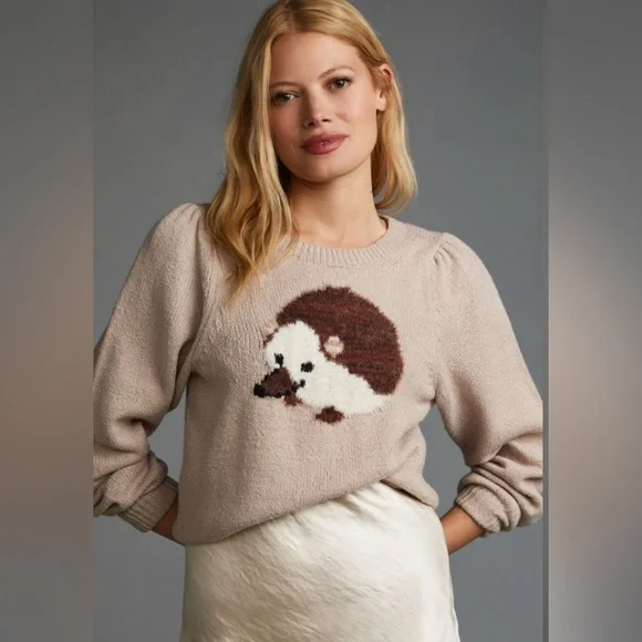 Anthropologie Maeve Hedgehog Sweater - Picture 1 of 12